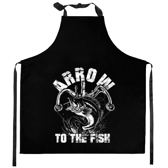 Bowfishing Bowfisher Arrow To The Fish Kitchen Aprons