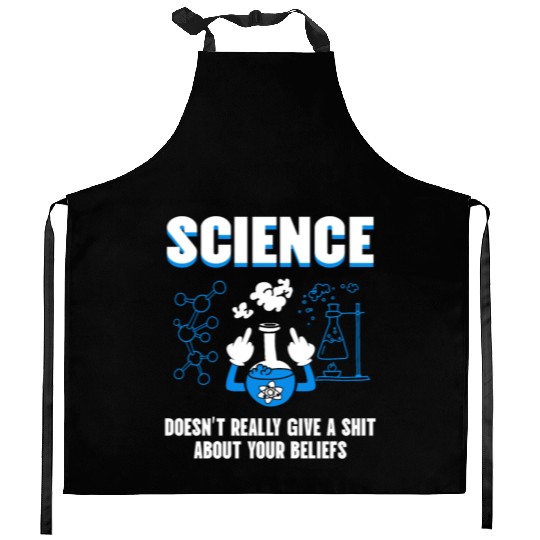 Science humour gstudent, physics, chemistry Kitchen Aprons