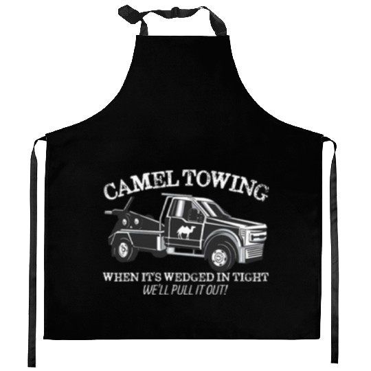 Retro Camel Towing Kitchen Aprons