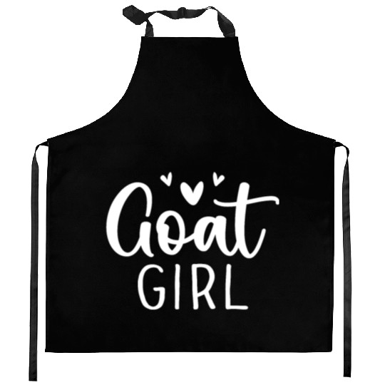 Goat Girl Goat Lovers Dog Lover Farmer Kitchen Aprons