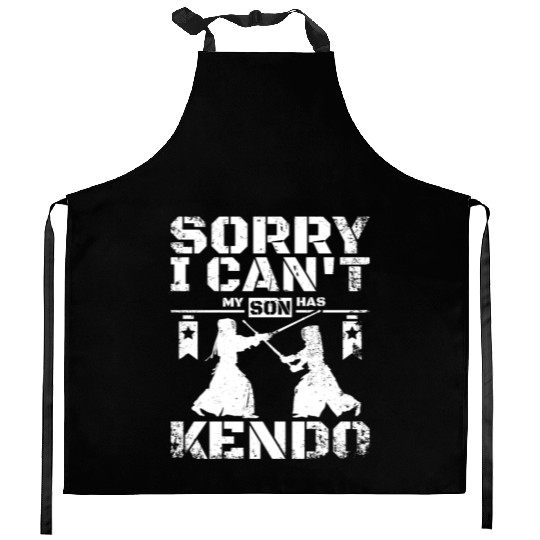 Sorry I can't my son has Kendo Kitchen Aprons