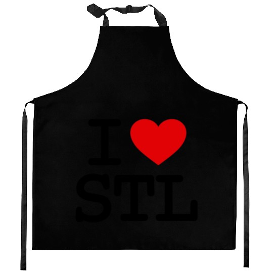 I Love St. Louis Kitchen Aprons