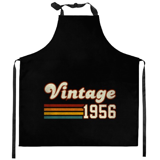 69th Birthday Gift - Vintage 1956 Kitchen Aprons