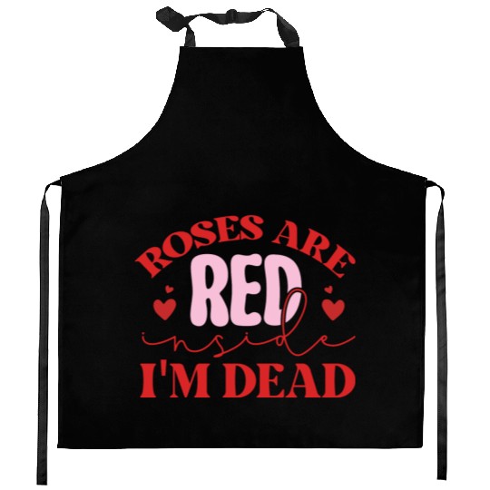 Valentines Day, Retro Valentine, Coquete Valentine Kitchen Aprons