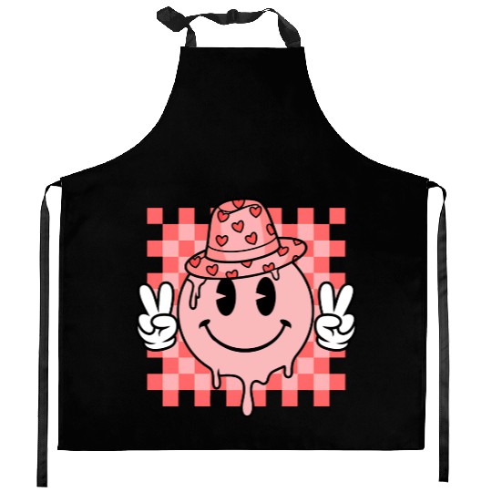 Valentines Day, Retro Valentine, Coquete Valentine Kitchen Aprons
