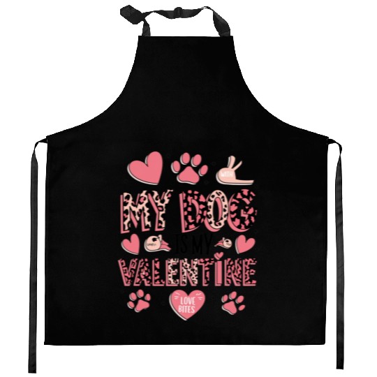 Valentines Day, Retro Valentine, Coquete Valentine Kitchen Aprons