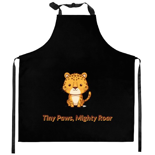 Tiny Paws Mighty Roar Jaguar Kitchen Aprons