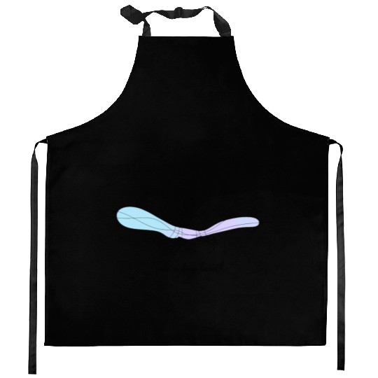 Peaceful Meditation Take a Deep Breath Kitchen Aprons