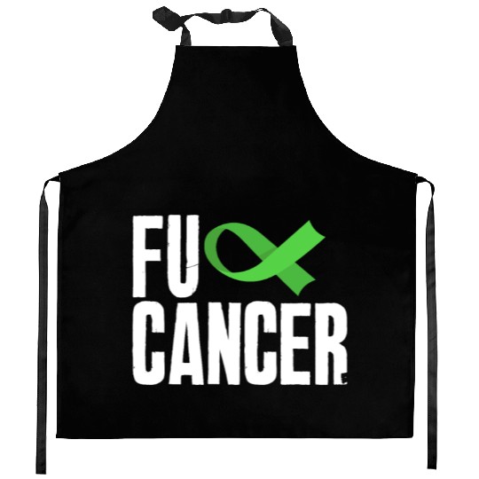 Non-Hodgkin Lymphoma Awareness Fuck Cancer Kitchen Aprons