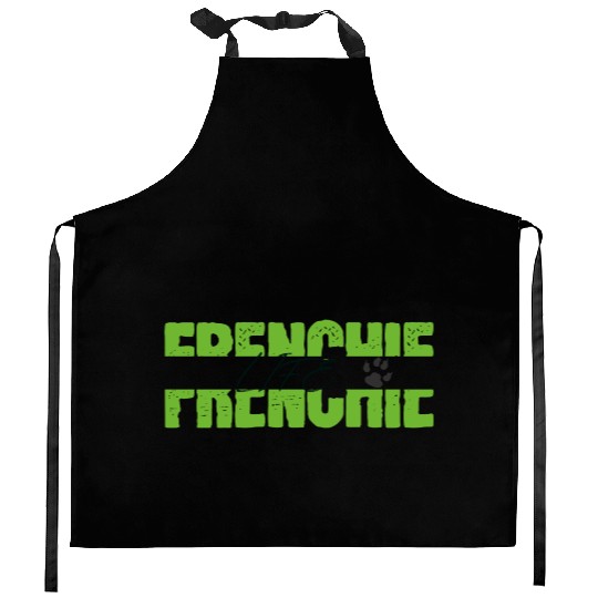 Frenchie Life Kitchen Aprons