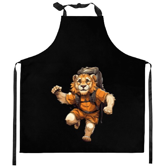 Lion Hiking / Mountaineering Lion Kitchen Aprons