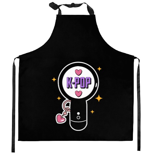 K-Pop Korean Pop Music South Korea Kpop Lightstick Kitchen Aprons