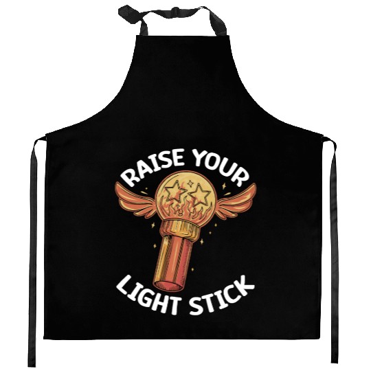 K-Pop Korean Pop Music South Korea Kpop Lightstick Kitchen Aprons