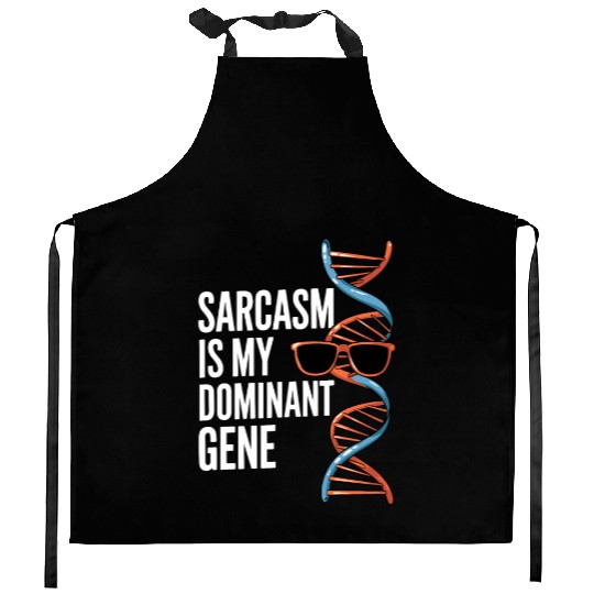 Sarcastic Genealogy DNA Test Genetics Biologist Kitchen Aprons