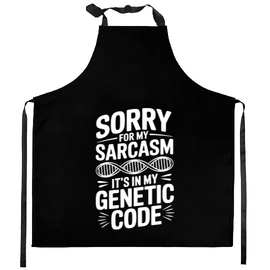 Sarcastic Genealogy DNA Test Genetics Biologist Kitchen Aprons