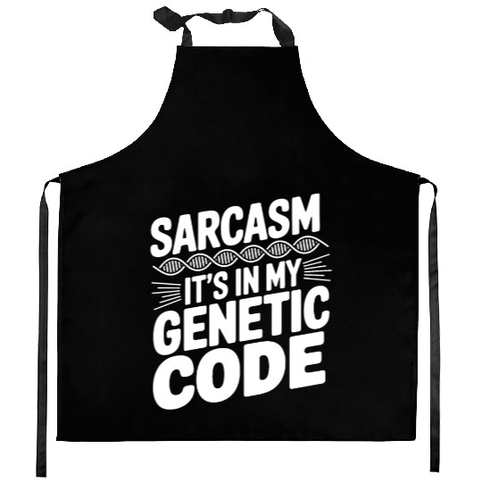 Sarcastic Genealogy DNA Test Genetics Biologist Kitchen Aprons