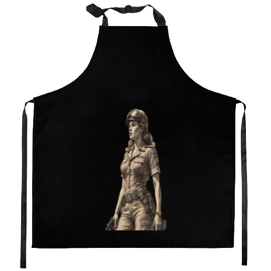 Fearless Defender: Strong, Bold, and Unstoppable Kitchen Aprons