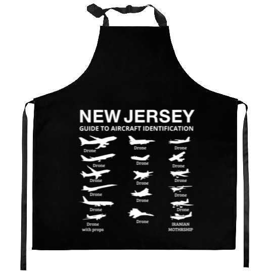 New Jersey Guide to Aircraft Identification Funny Kitchen Aprons