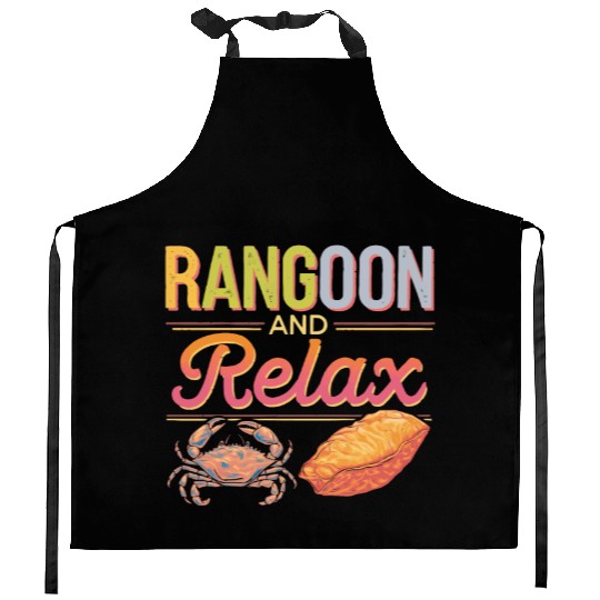 Crab Rangoon Lover American Chinese Sea Food Kitchen Aprons