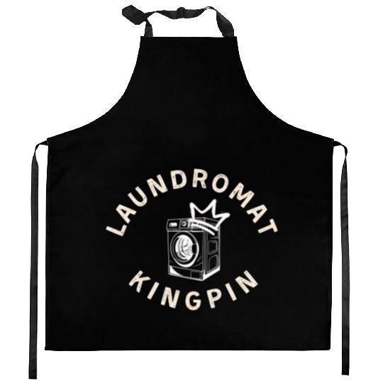 Laundromat Kingpin - Punk Rock 'N' Roll Kitchen Aprons