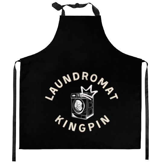 Laundromat Kingpin - Punk Rock 'N' Roll Kitchen Aprons