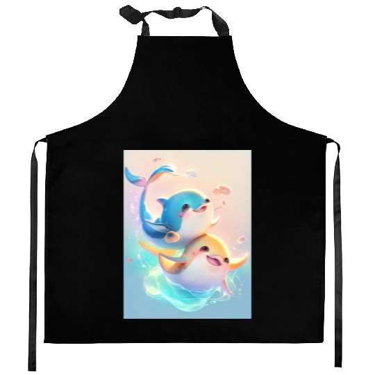 Happy birthday bevels tuna Kitchen Aprons