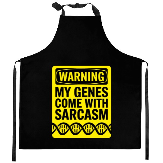 Sarcastic Genealogy DNA Test Genetics Biologist Kitchen Aprons