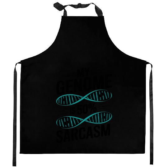 Sarcastic Genealogy DNA Test Genetics Biologist Kitchen Aprons