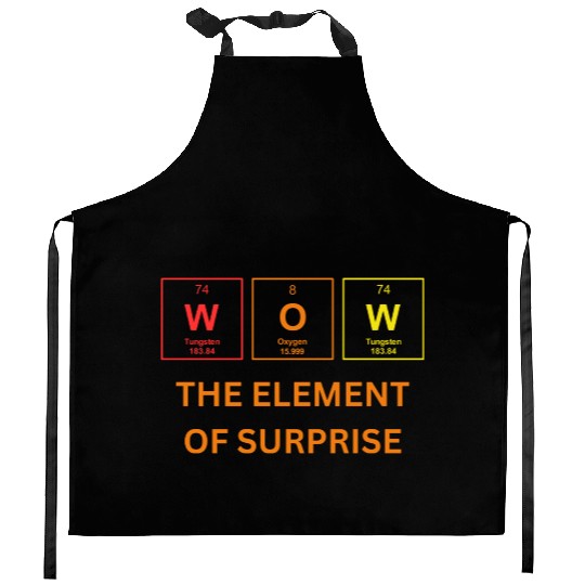 THE ELEMENT OF SURPRISE Kitchen Aprons