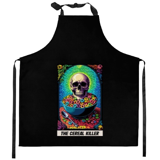 The Cereal Killer Kitchen Aprons