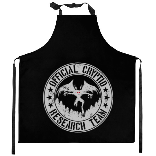 Official Cryptid Research Team | Cryptids Mothman Kitchen Aprons