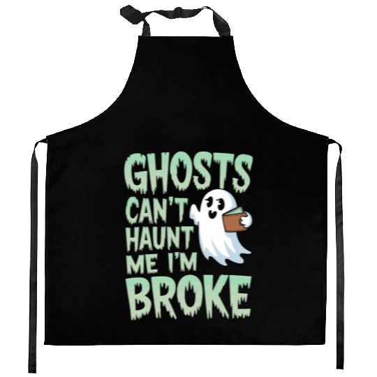 Paranormal Comedy Funny Ghost Humor Lighthearted Kitchen Aprons