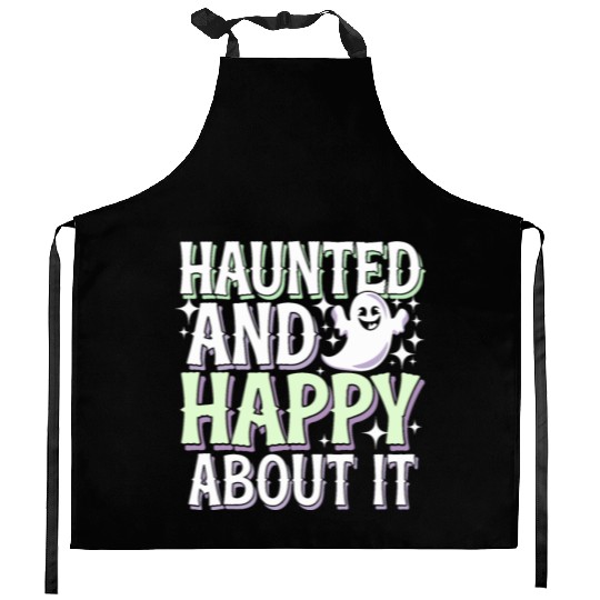Paranormal Comedy Funny Ghost Humor Lighthearted Kitchen Aprons