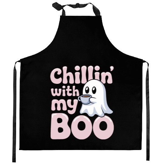 Paranormal Comedy Funny Ghost Humor Lighthearted Kitchen Aprons
