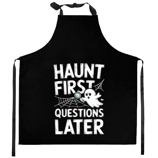 Paranormal Comedy Funny Ghost Humor Lighthearted Kitchen Aprons