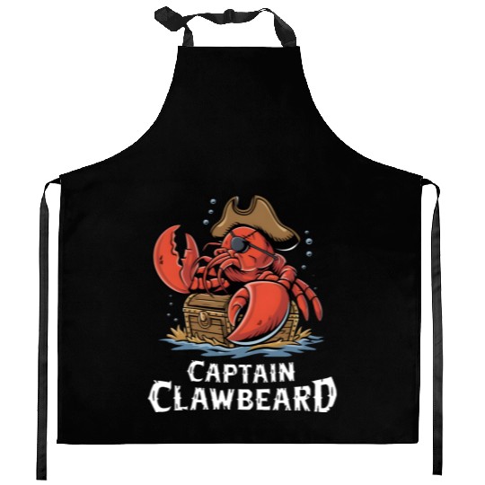 Pirate Lobster Kitchen Aprons