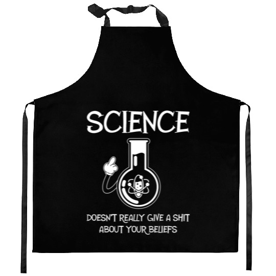 Science humour gstudent, physics, chemistry Kitchen Aprons