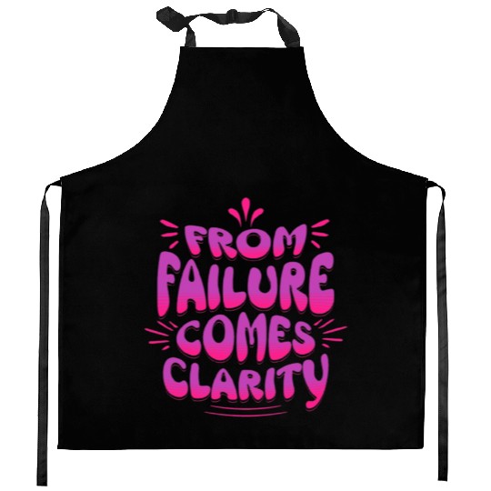 From Failure Comes Clarity – Embrace Growth Kitchen Aprons