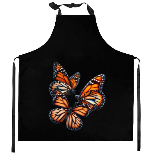 Monarch Butterflies Butterfly Lover Lepidopterist Kitchen Aprons