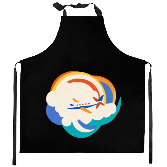 Wanderlust Traveler - Adventure Seeker Kitchen Aprons