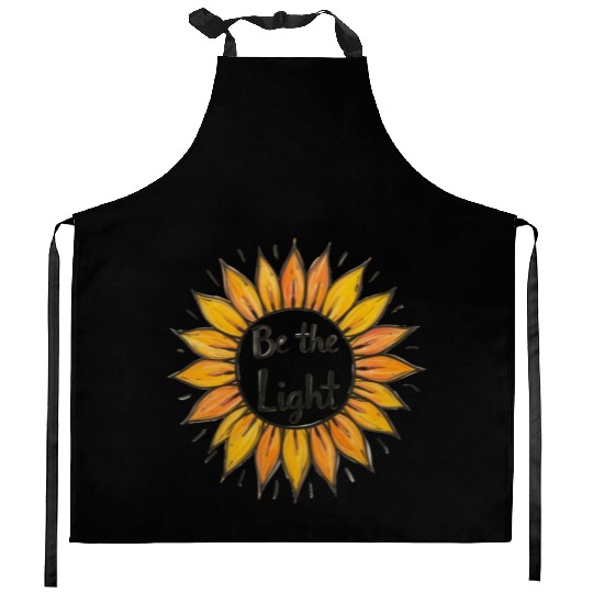 Be the Light Sunflower Kitchen Aprons