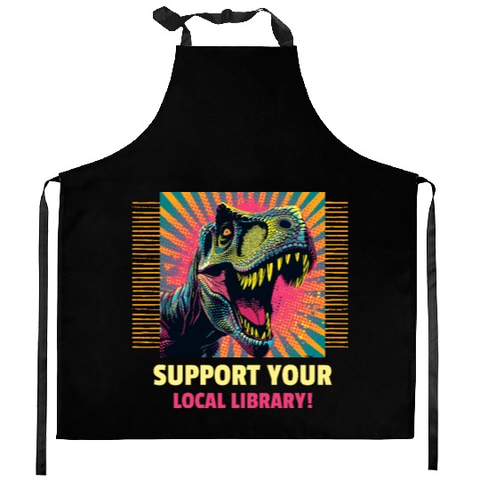 Support Your Local Library Kitchen Aprons
