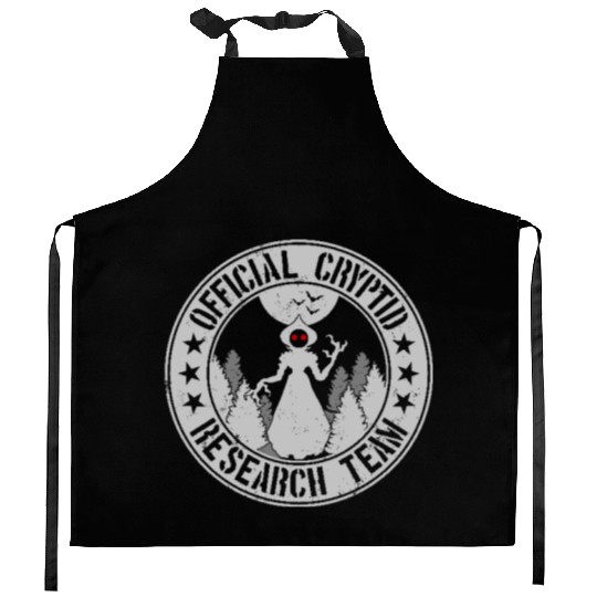 Cryptid Research Team | Cryptids Flatwoods Monster Kitchen Aprons