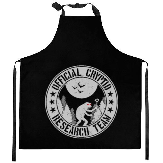 Cryptid Research Team | Cryptids Loveland Frogman Kitchen Aprons