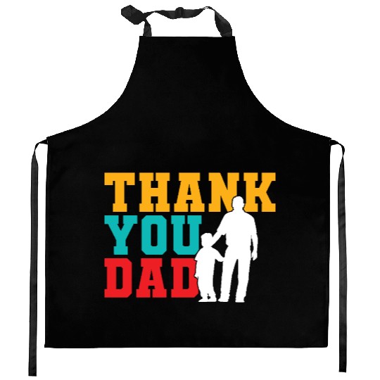 Thank You Dad Kitchen Aprons