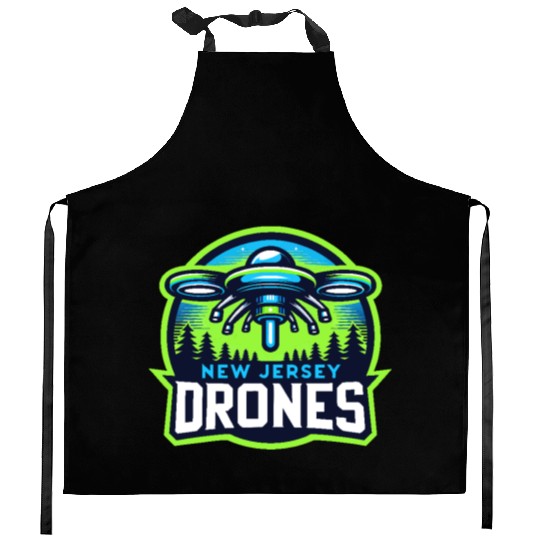 New Jersey Drones Kitchen Aprons