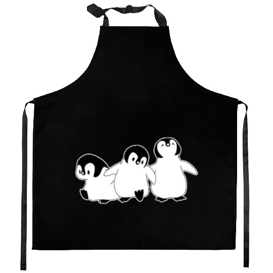 Cute Penguins Kitchen Aprons