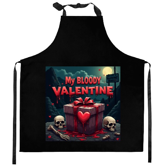 My bloody Valentine Kitchen Aprons