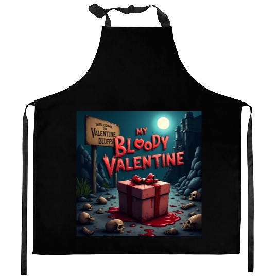 My bloody Valentine Kitchen Aprons