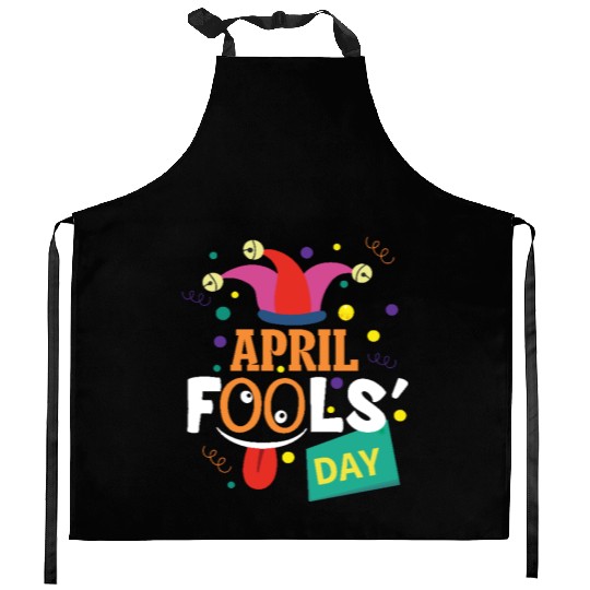 funny April fools Day April 1st prank and funny Kitchen Aprons
